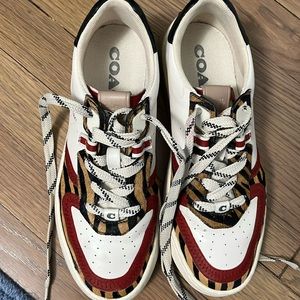 Coach JLO sneakers (zebra and tiger print)